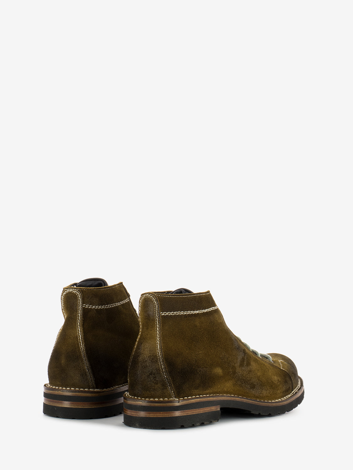 Suede curry boots