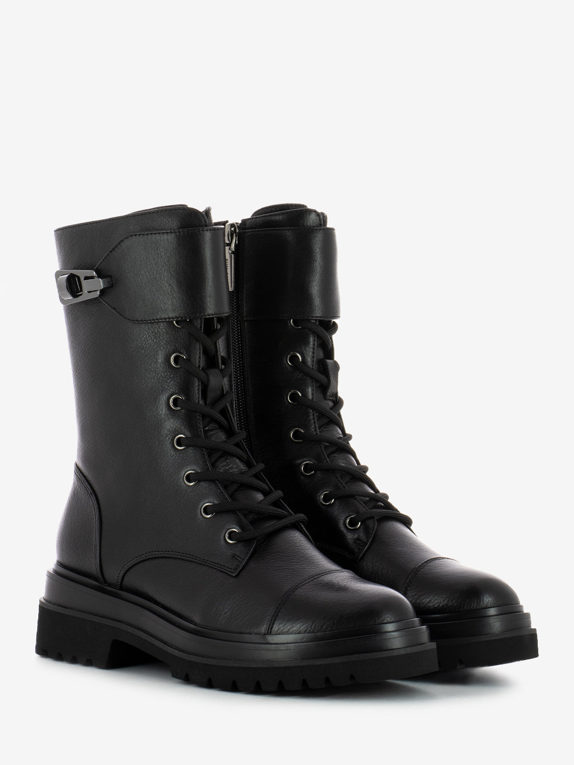 Outfit Anfibi Pelle Nera Uomo Anfibi Stivali Uomo N02 LS