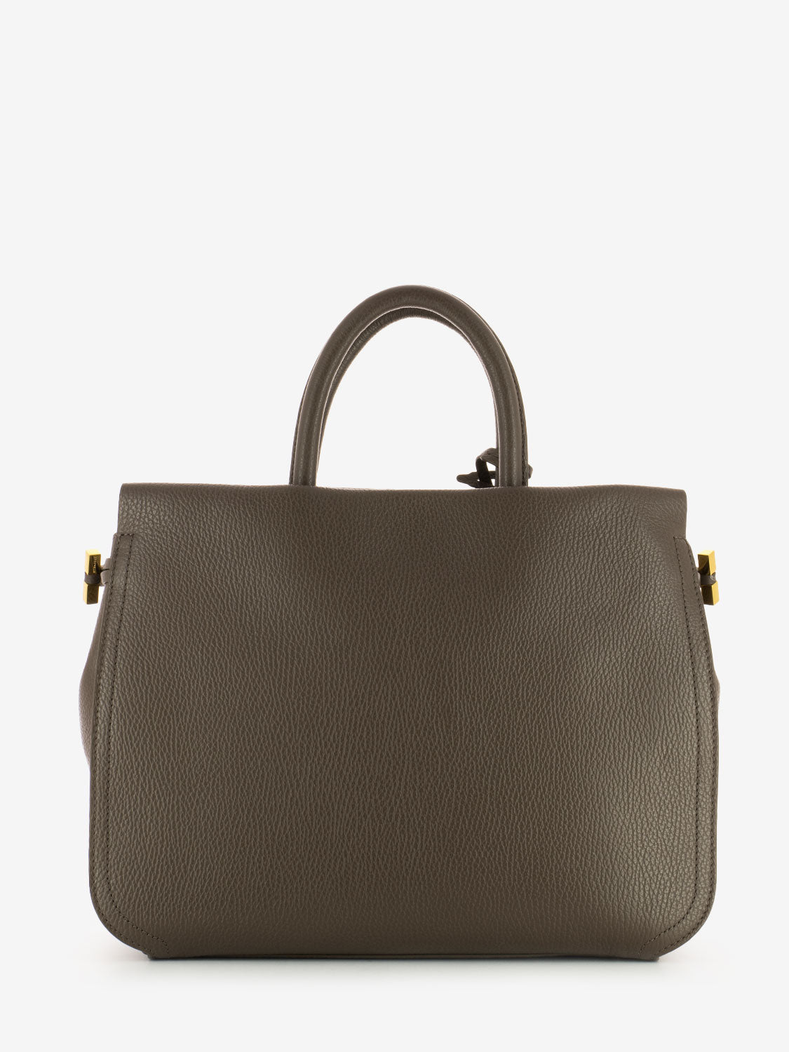 Borsa a mano medium leather coffee