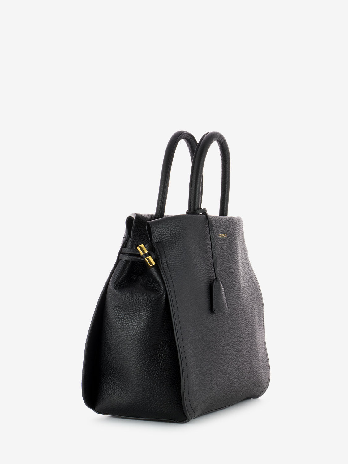 Borsa a mano medium leather noir