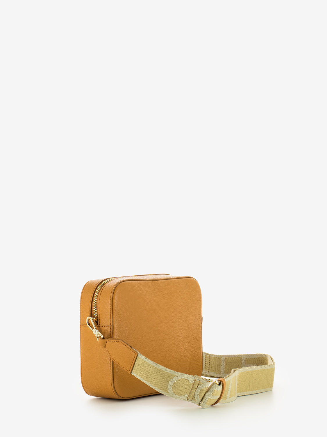 Borsa a tracolla Tebe grained leather paprika