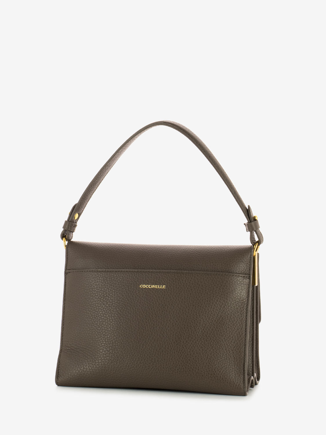 Borsa in pelle a mano piccola leather coffee