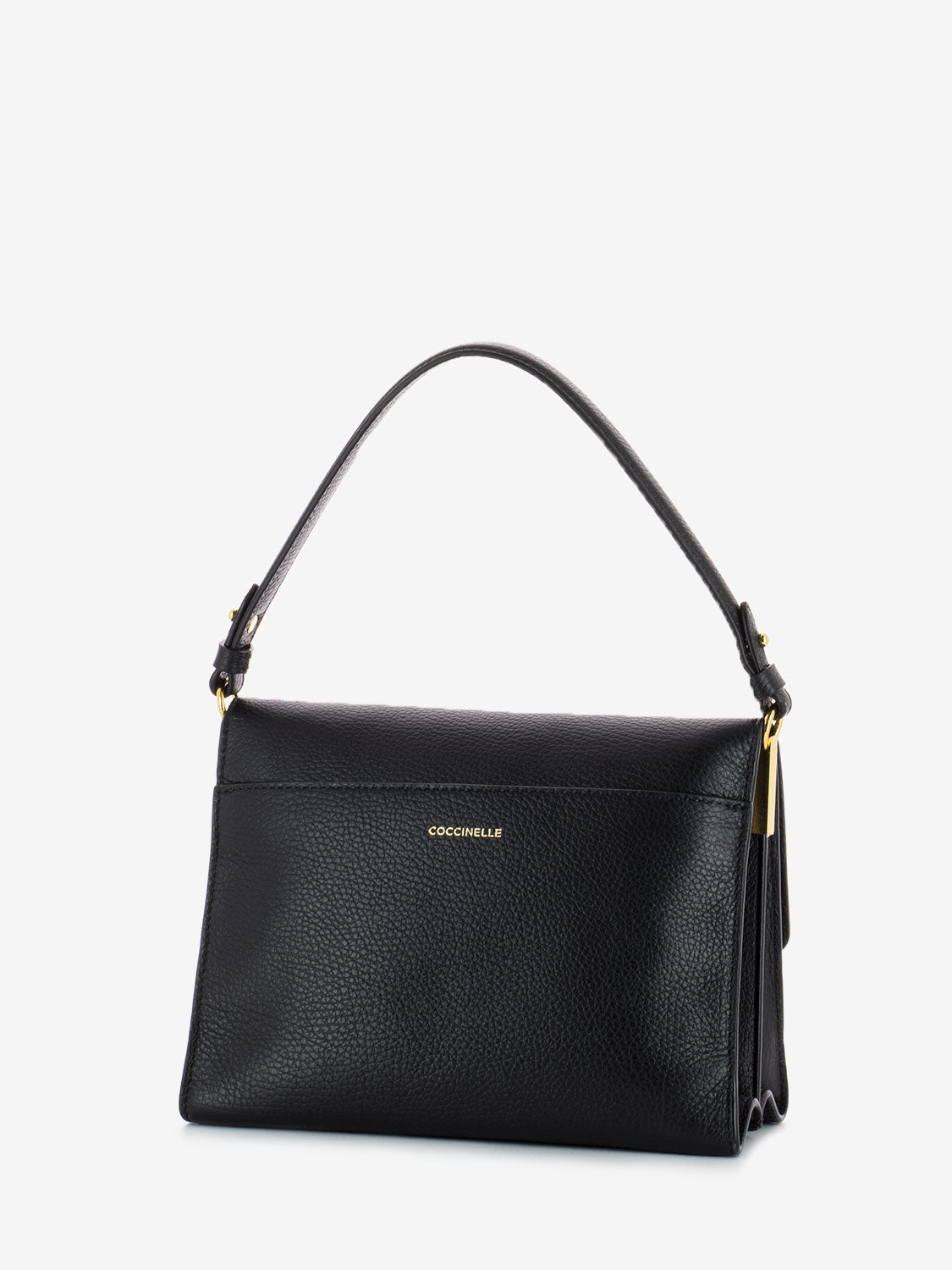 Borsa in pelle a mano piccola noir