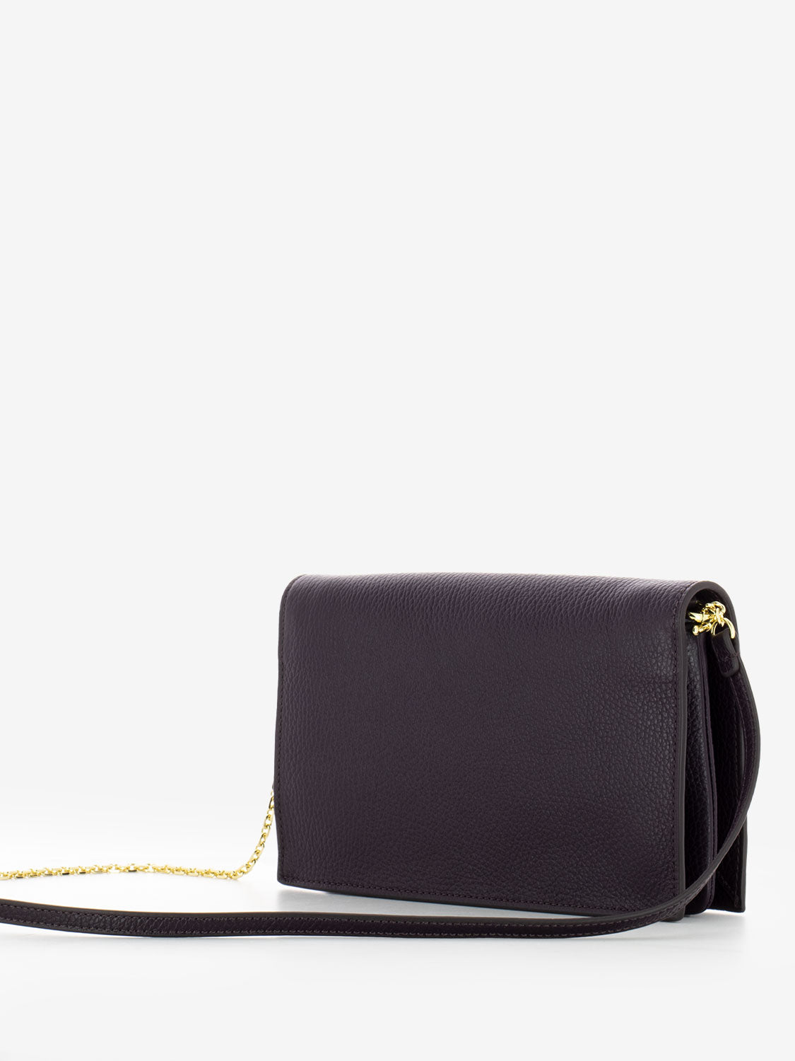 Borsa mini a tracolla prugna