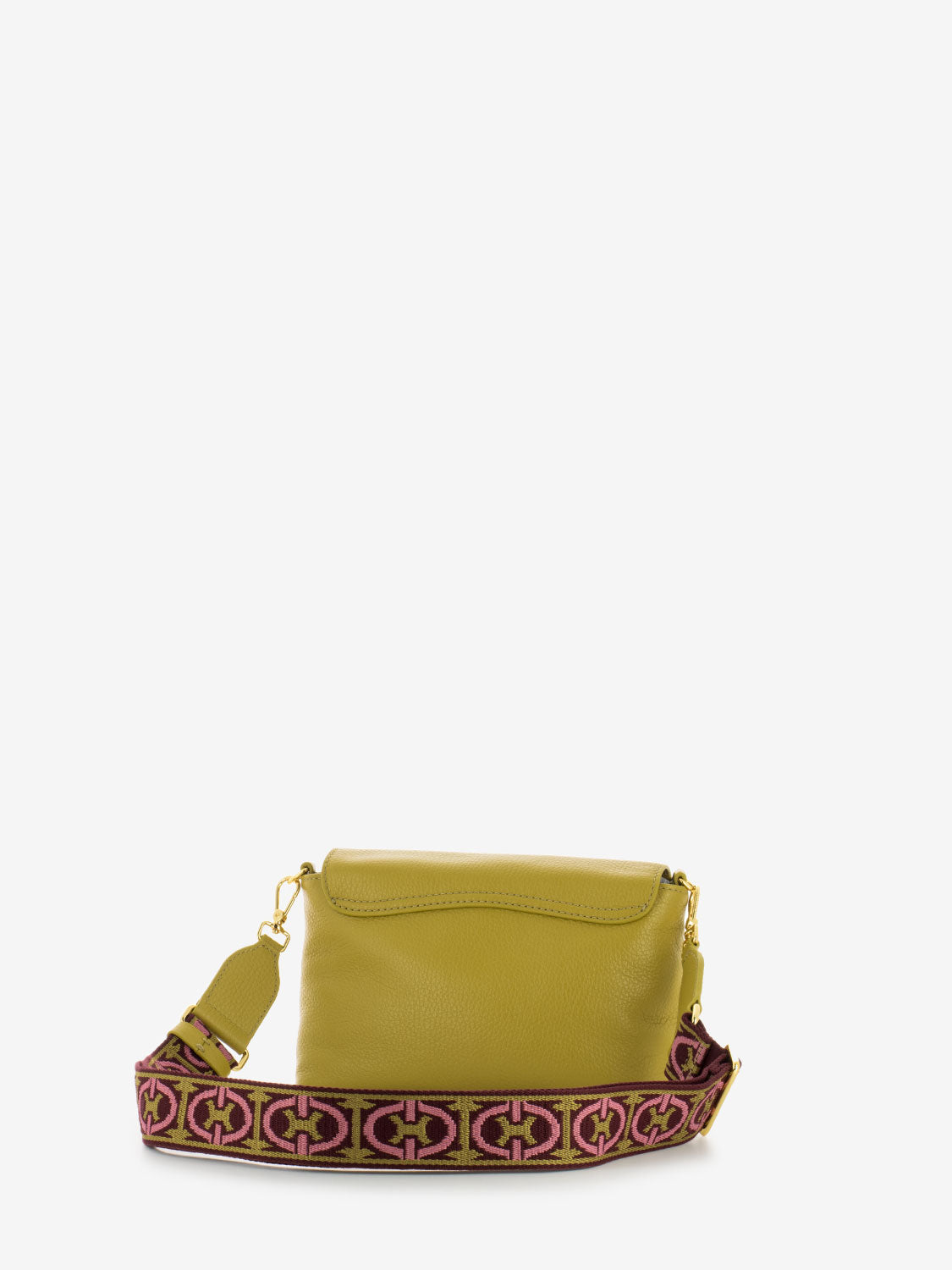 Borsa piccola grained a tracolla citronella