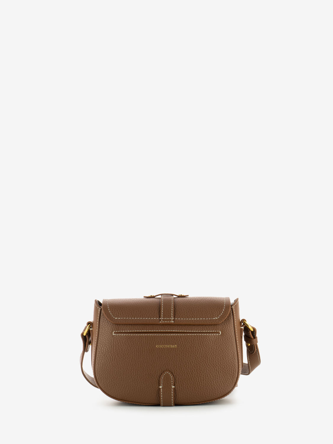 Borsa tracolla con fibbia leather brule