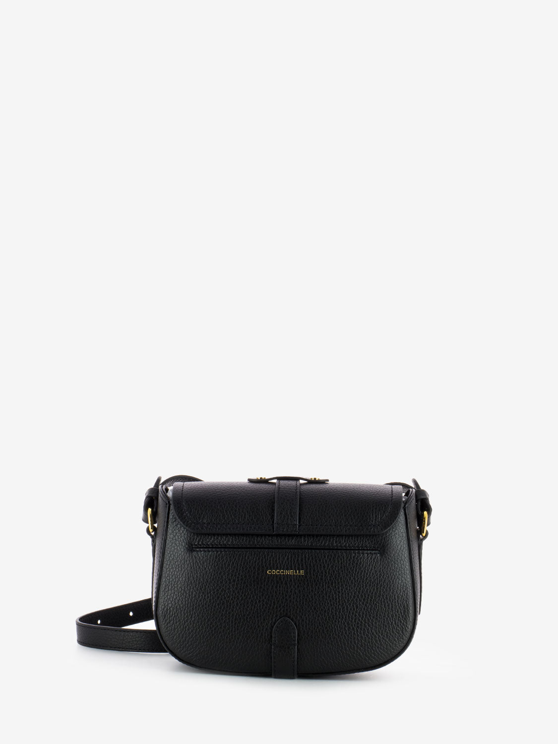 Borsa tracolla con fibbia leather noir