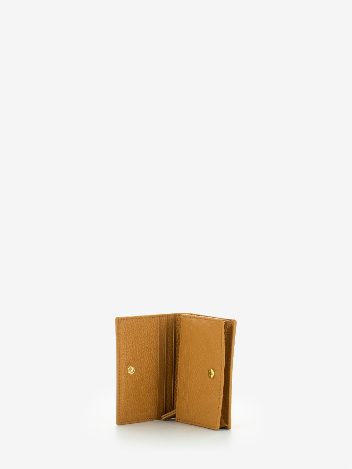Card holder grained leather paprika