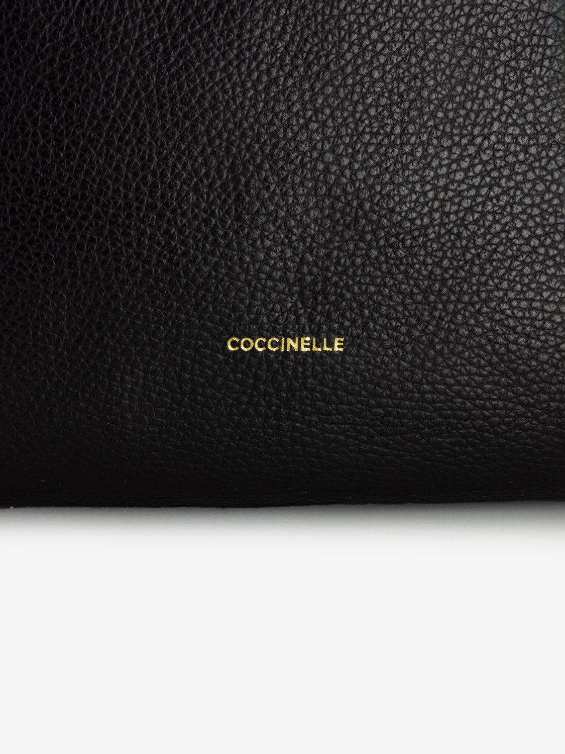 Handbag Rebekka grained leather noir