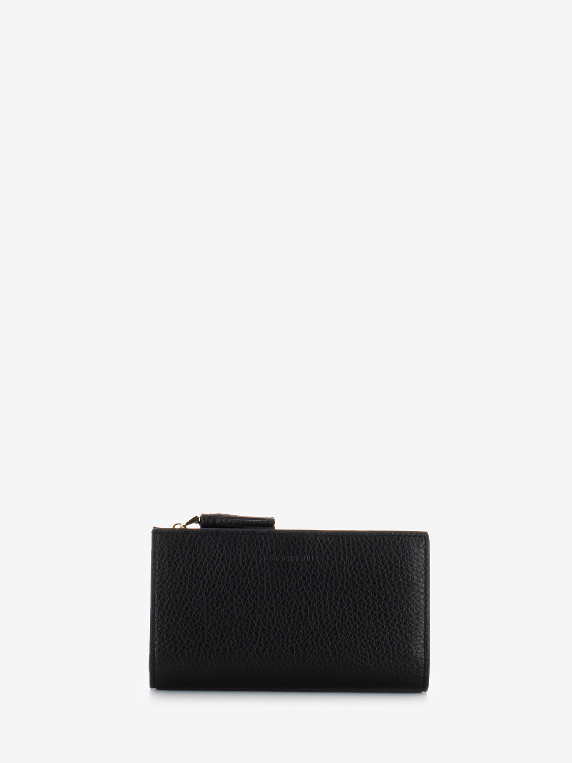 Noir hammered leather book wallet