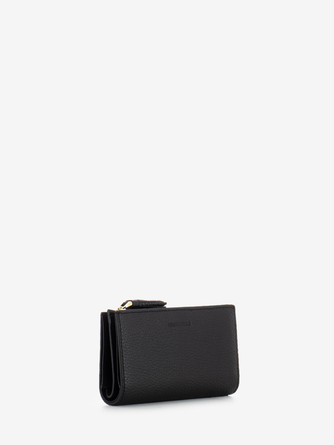 Noir hammered leather book wallet