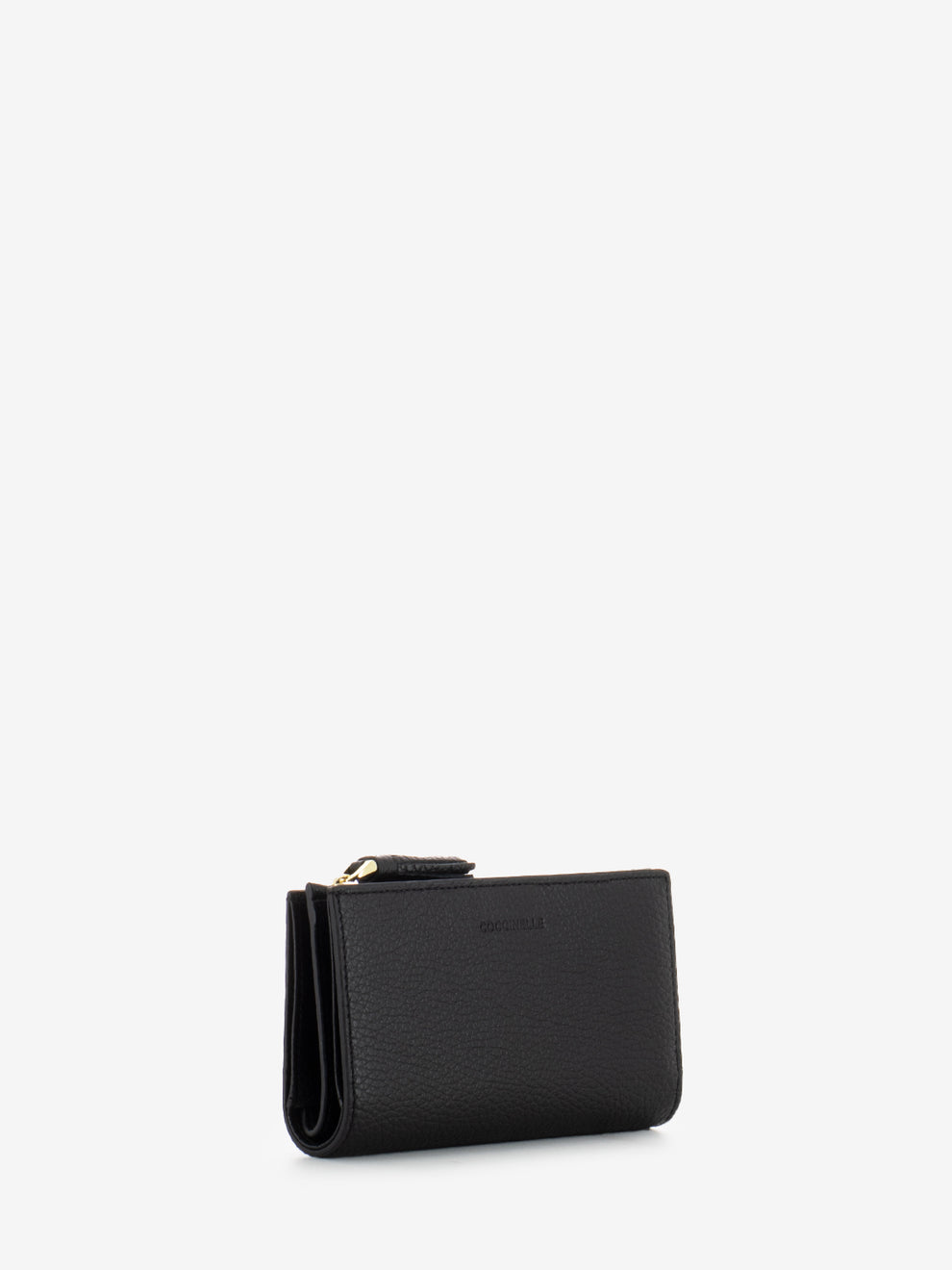 Noir hammered leather book wallet