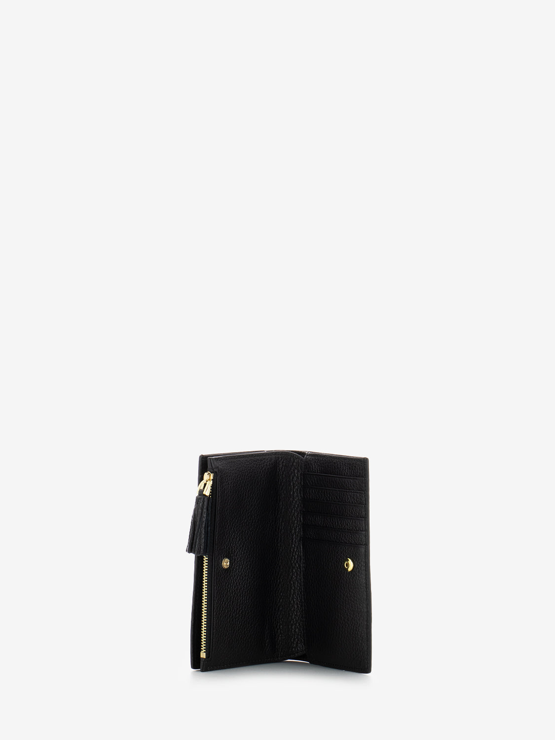 Noir hammered leather book wallet