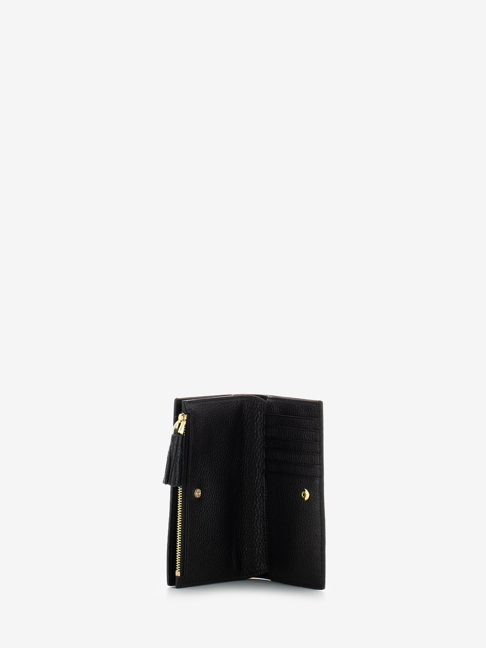 Noir hammered leather book wallet