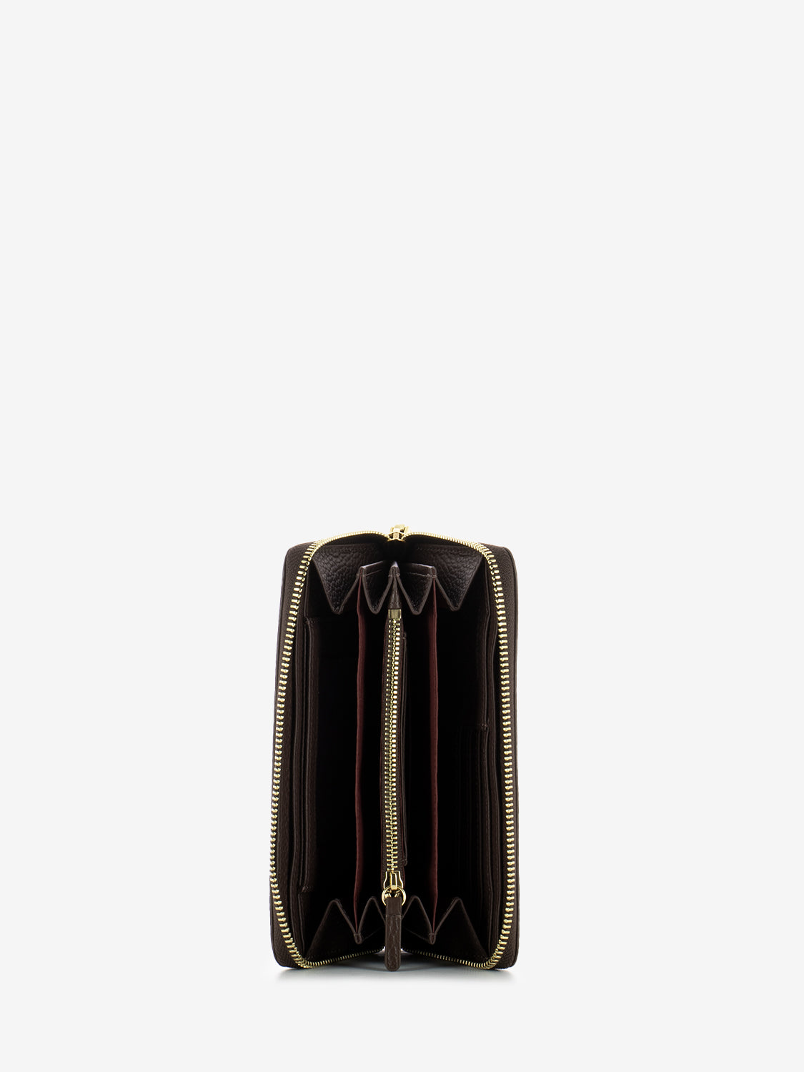Portafoglio grande in pelle brunette