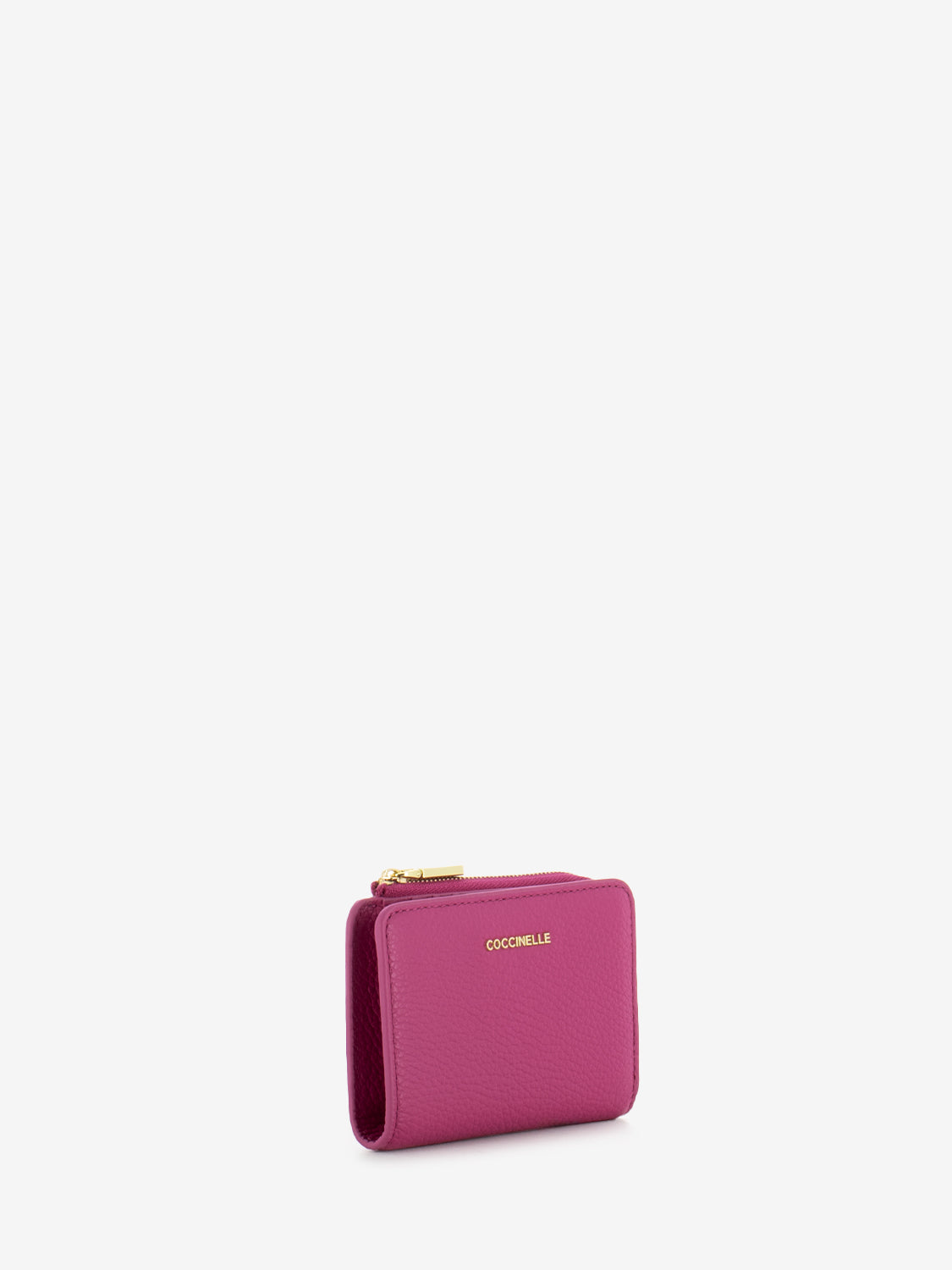 Portafoglio in pelle martellata new fucsia