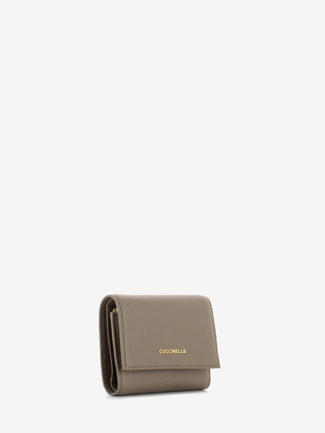 Portafoglio metallic small soft warm taupe
