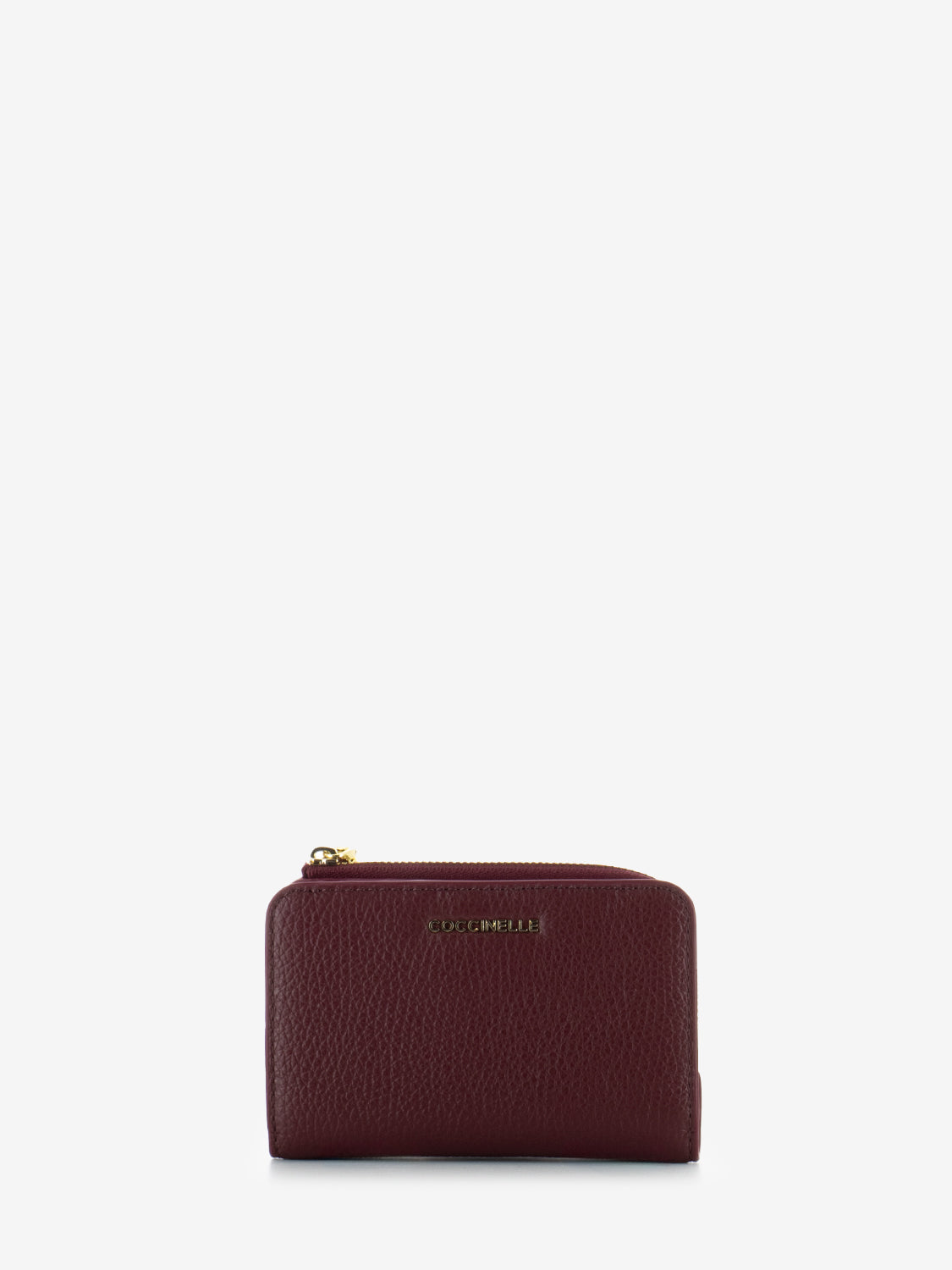 Wallet grained leather ribes