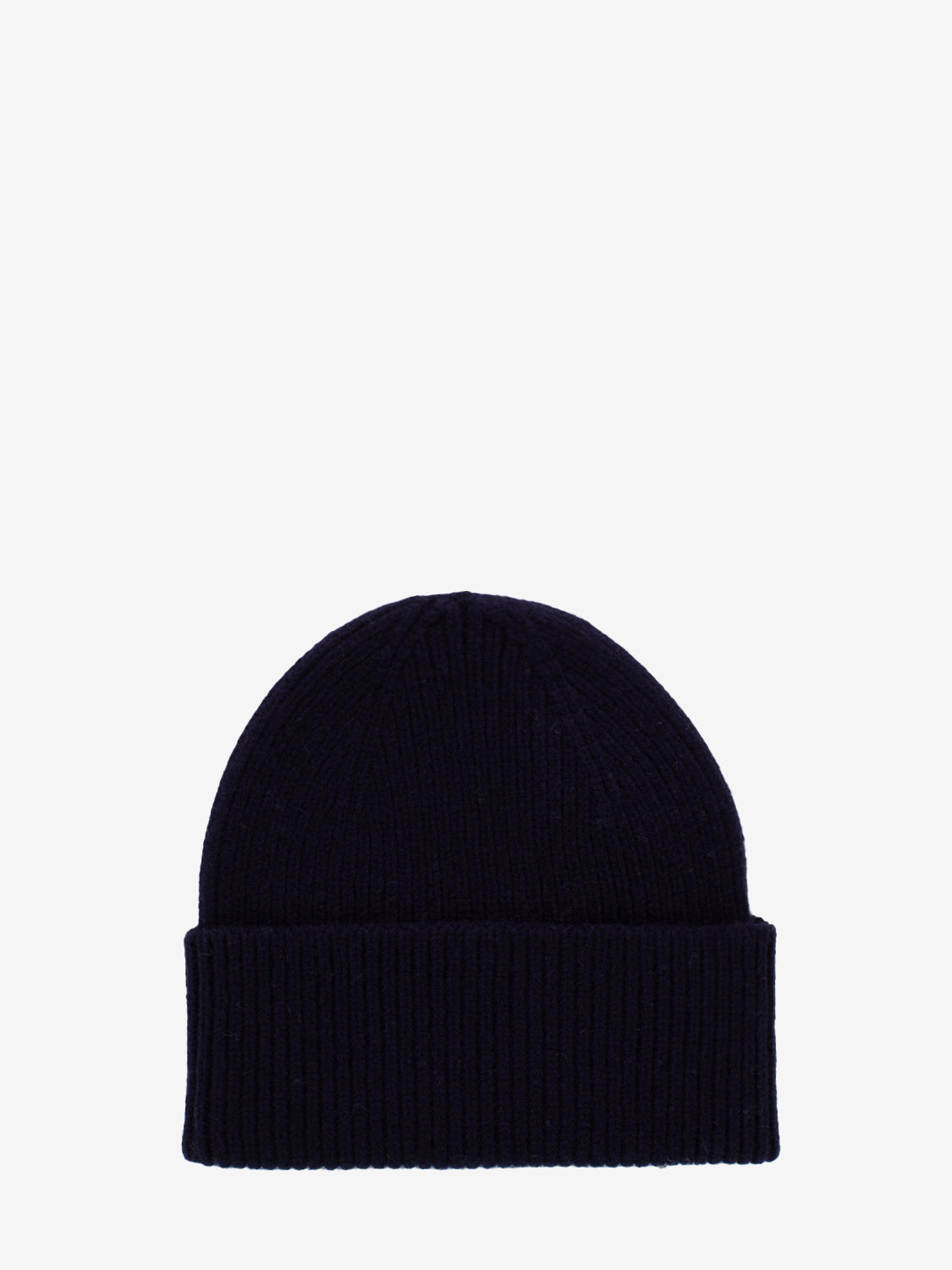 Navy blue merino wool hat