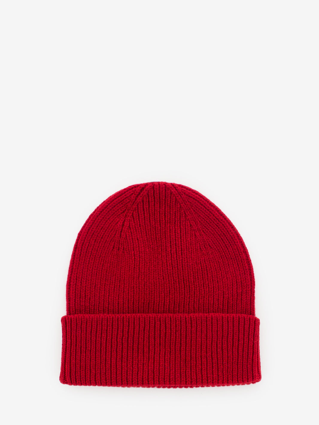 Berretto lana merino scarlet red