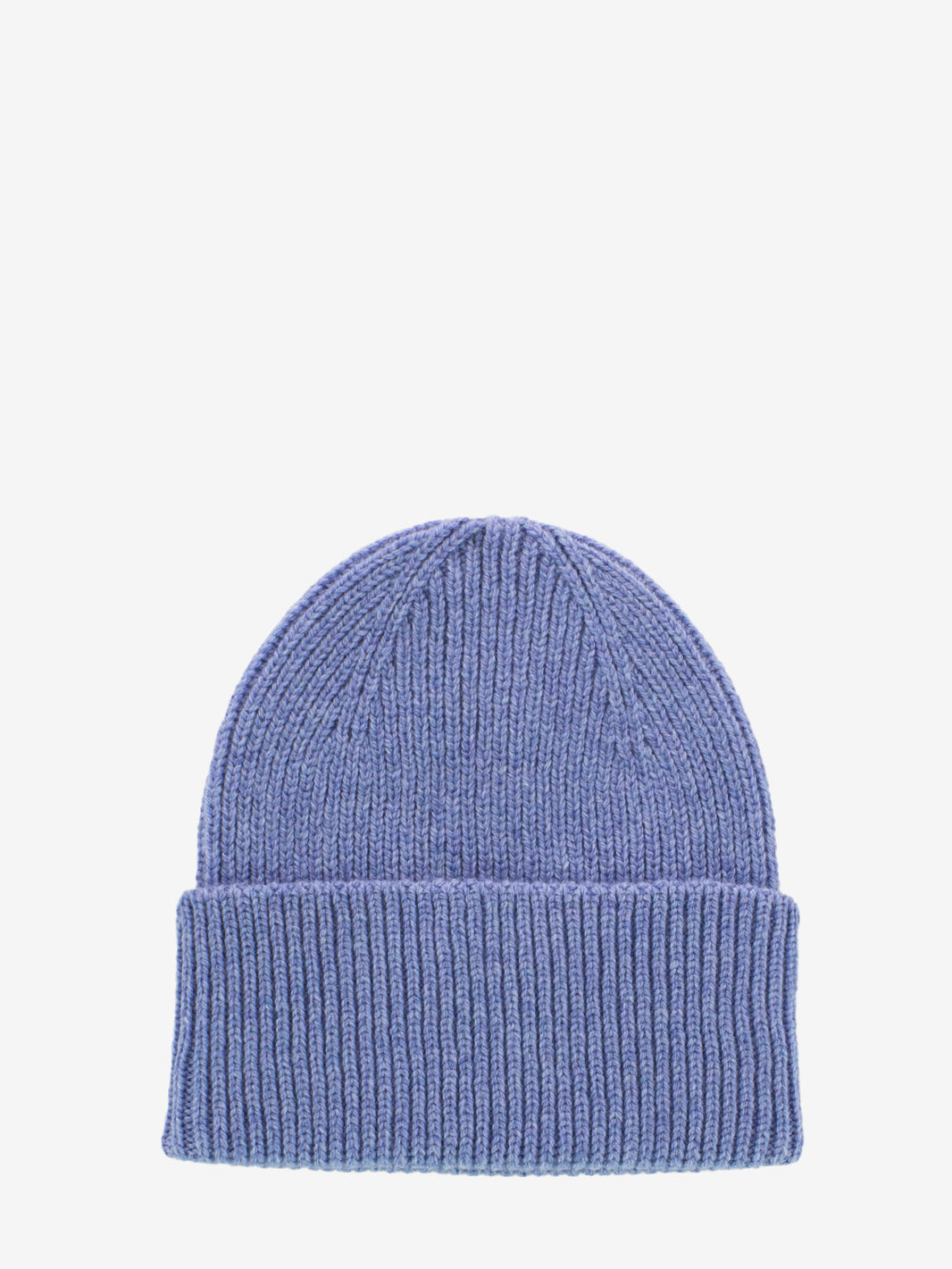 Stone blue merino wool hat