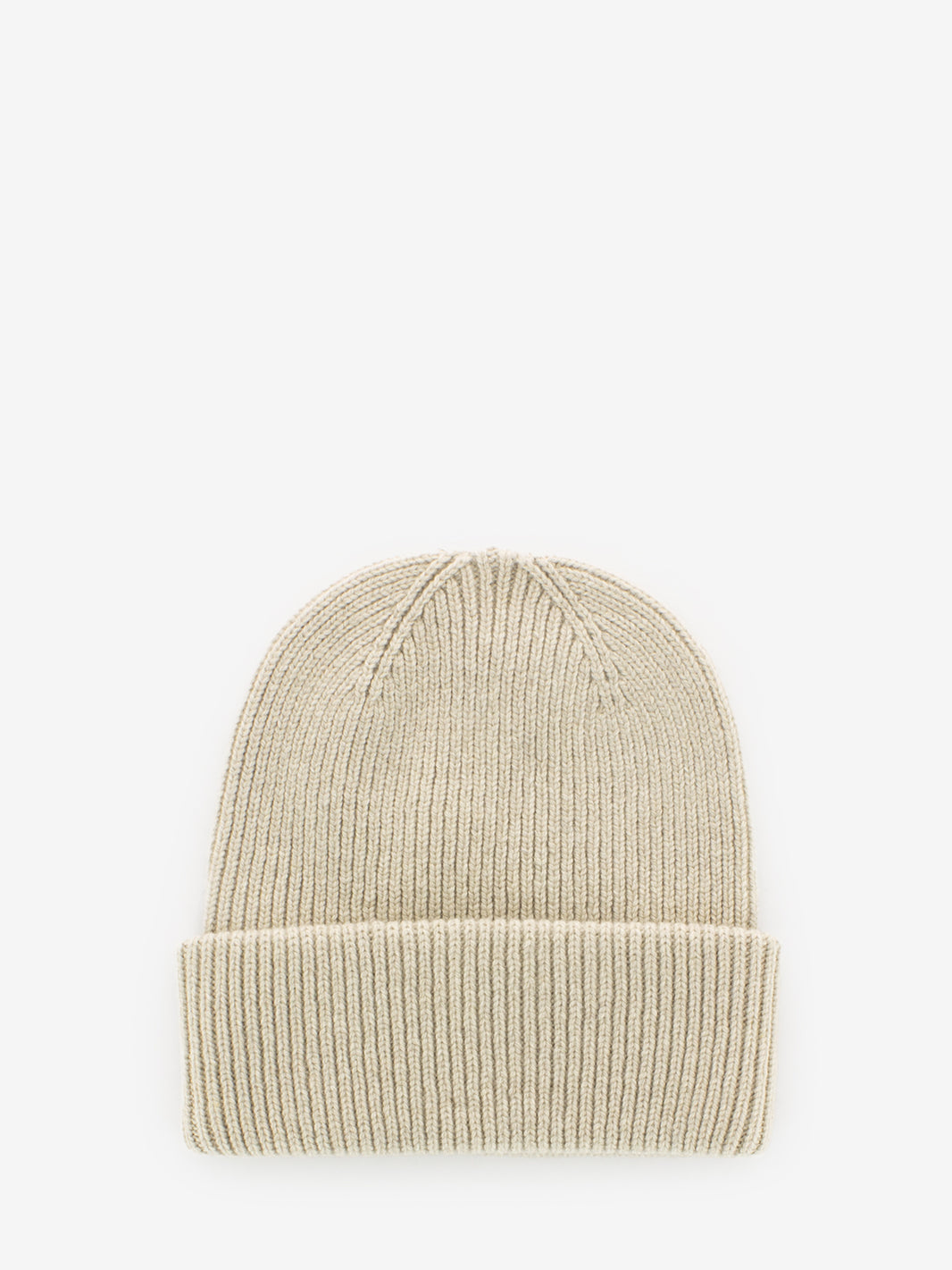 Berretto merino wool ivory white