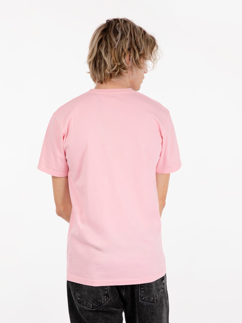Classic organic tee flamingo pink
