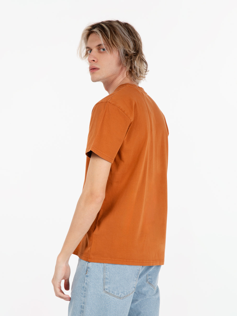 Classic organic tee ginger brown