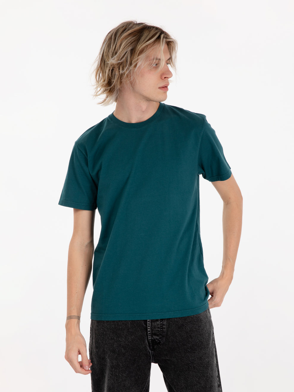 Classic Organic Tee Ocean Green