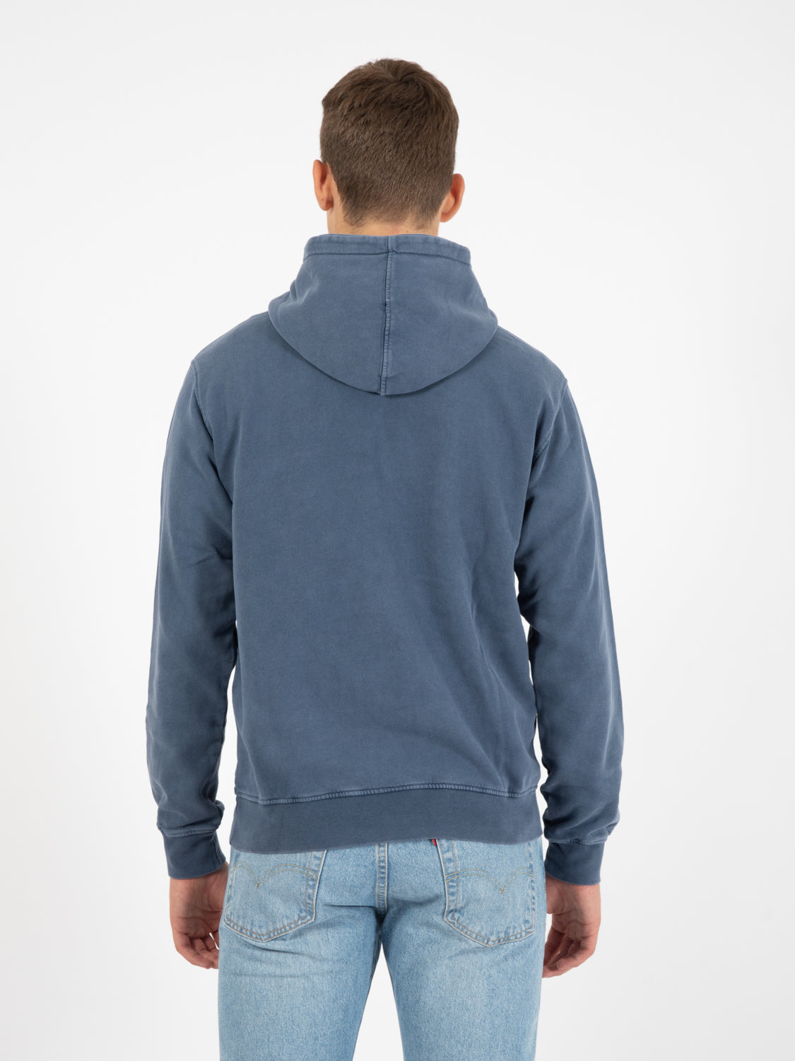 Felpa Classic Organic hood neptune blue