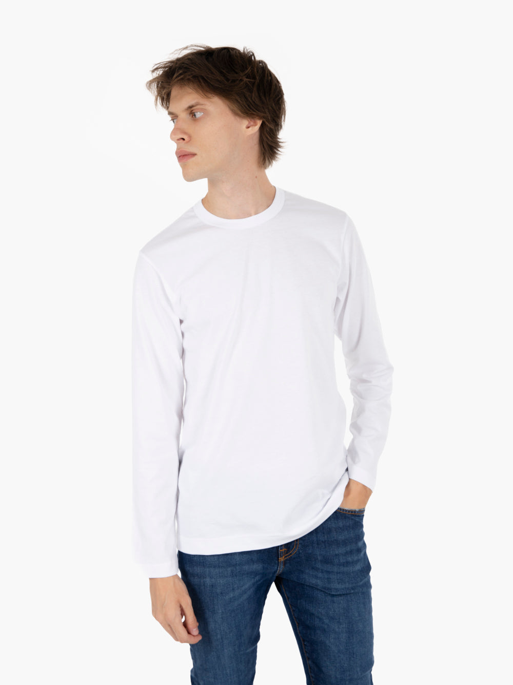Maglia maniche lunghe white
