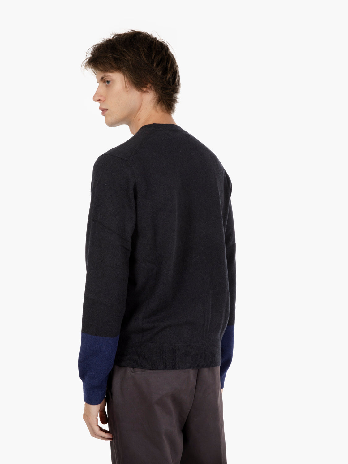 Pullover knit black / navy