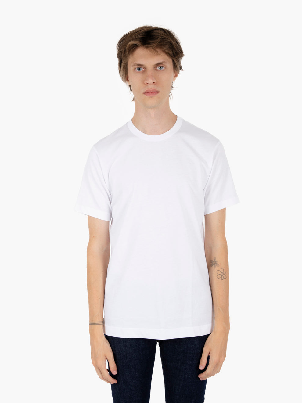 White knit T-shirt