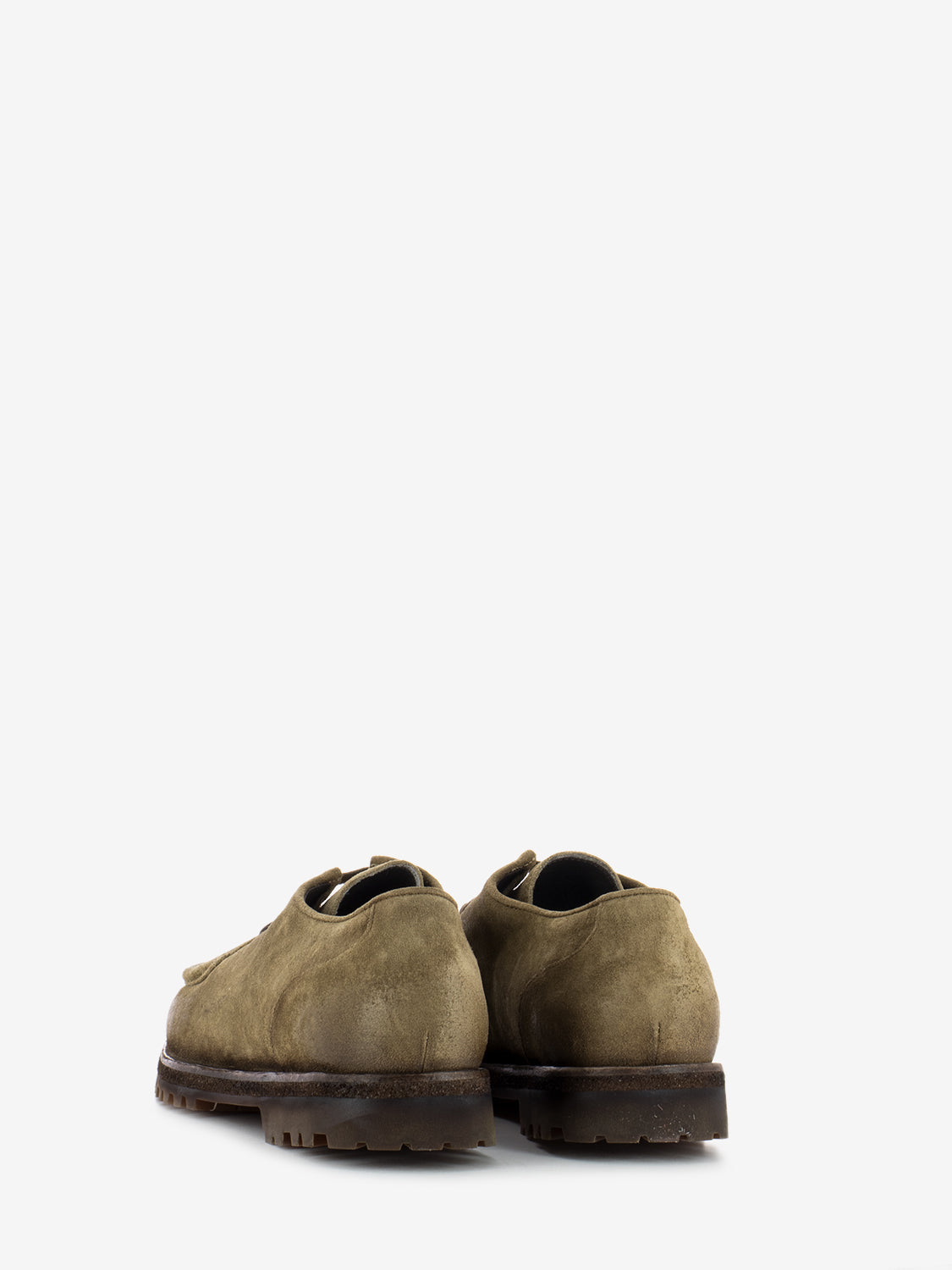 Khaki Suede Engineer Shoes