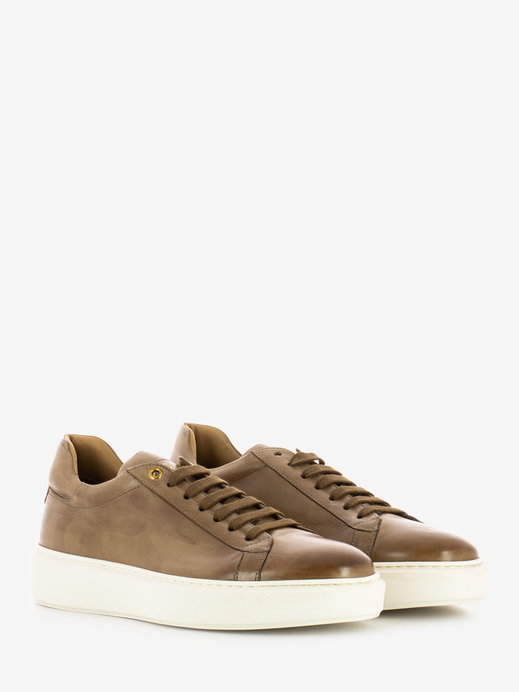Sneakers in pelle corda