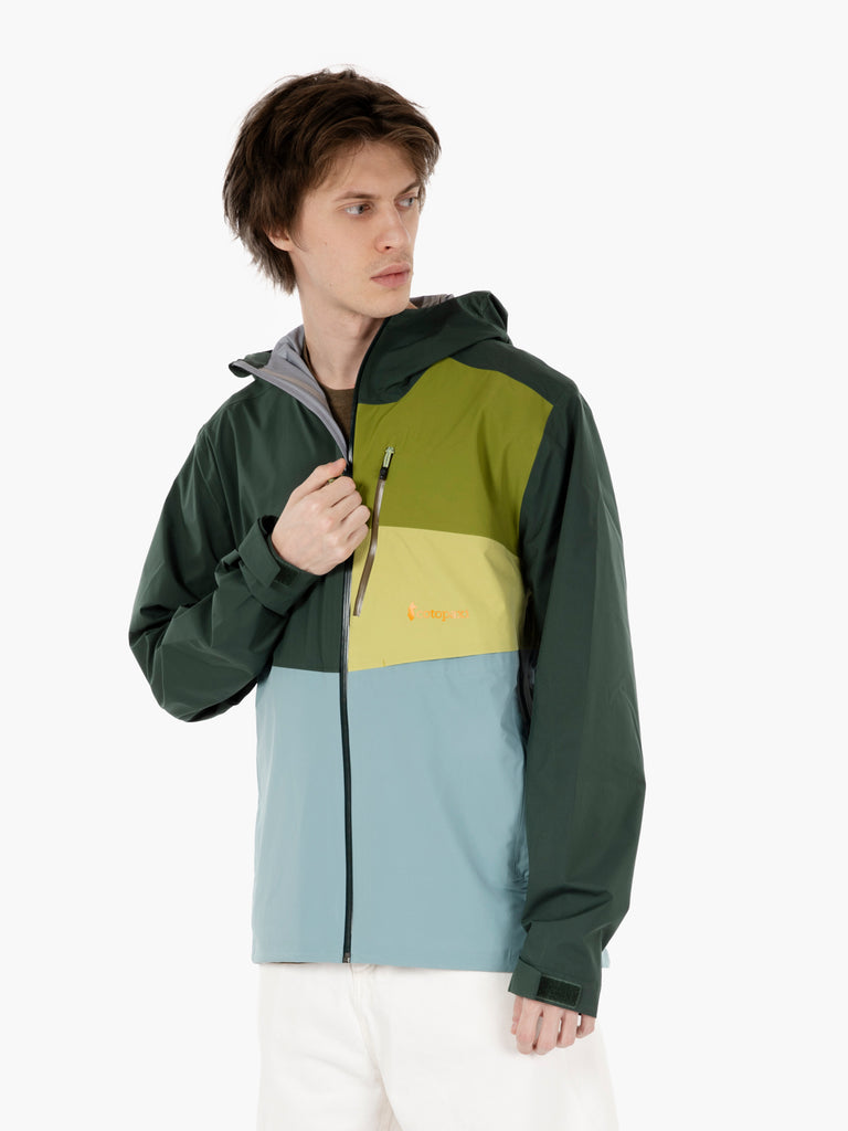COTOPAXI - Giacca a vento Impermeo 3L Hooded Shell cargo / bluegrass