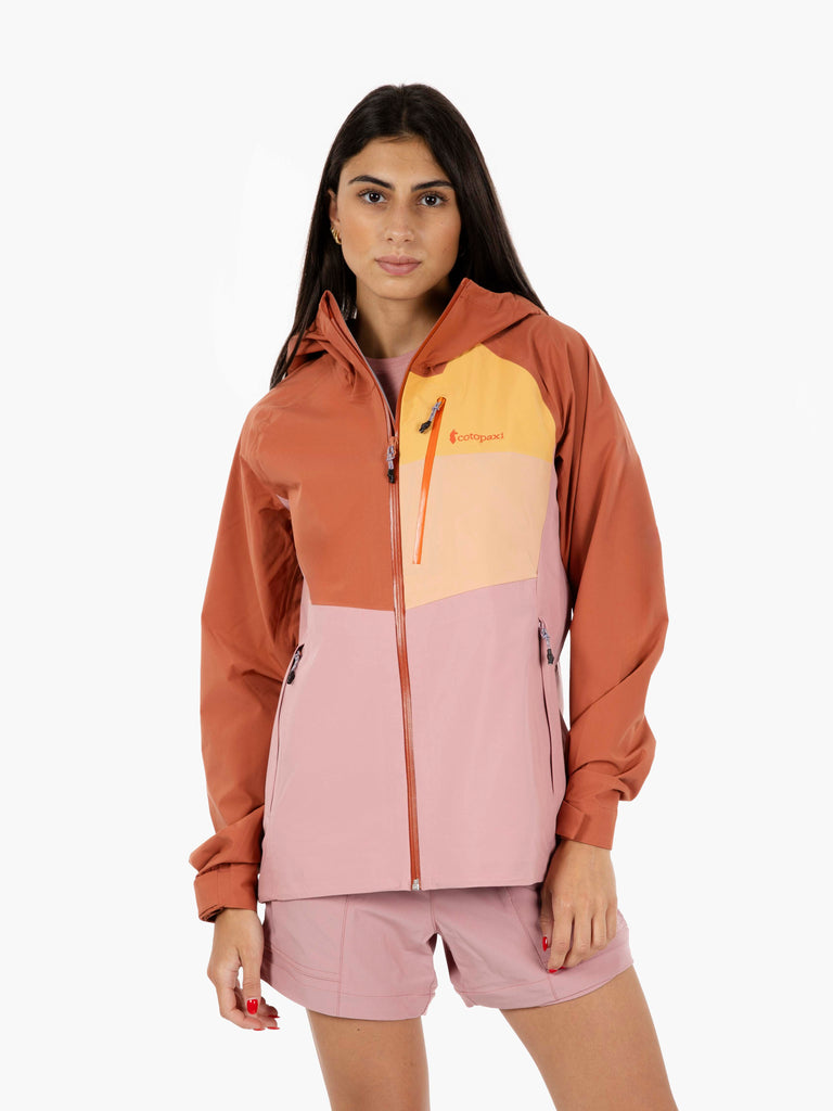 COTOPAXI - Giacca a vento Impermeo 3L Hooded Shell faded / red