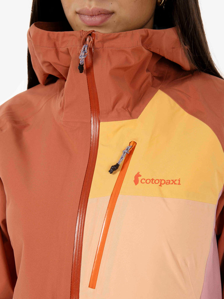 COTOPAXI - Giacca a vento Impermeo 3L Hooded Shell faded / red