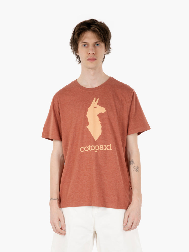 COTOPAXI - Llama t-shirt faded brick