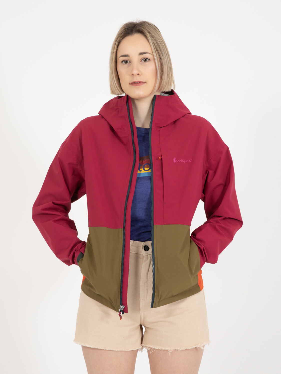 Rain Jacket Cielo raspberry