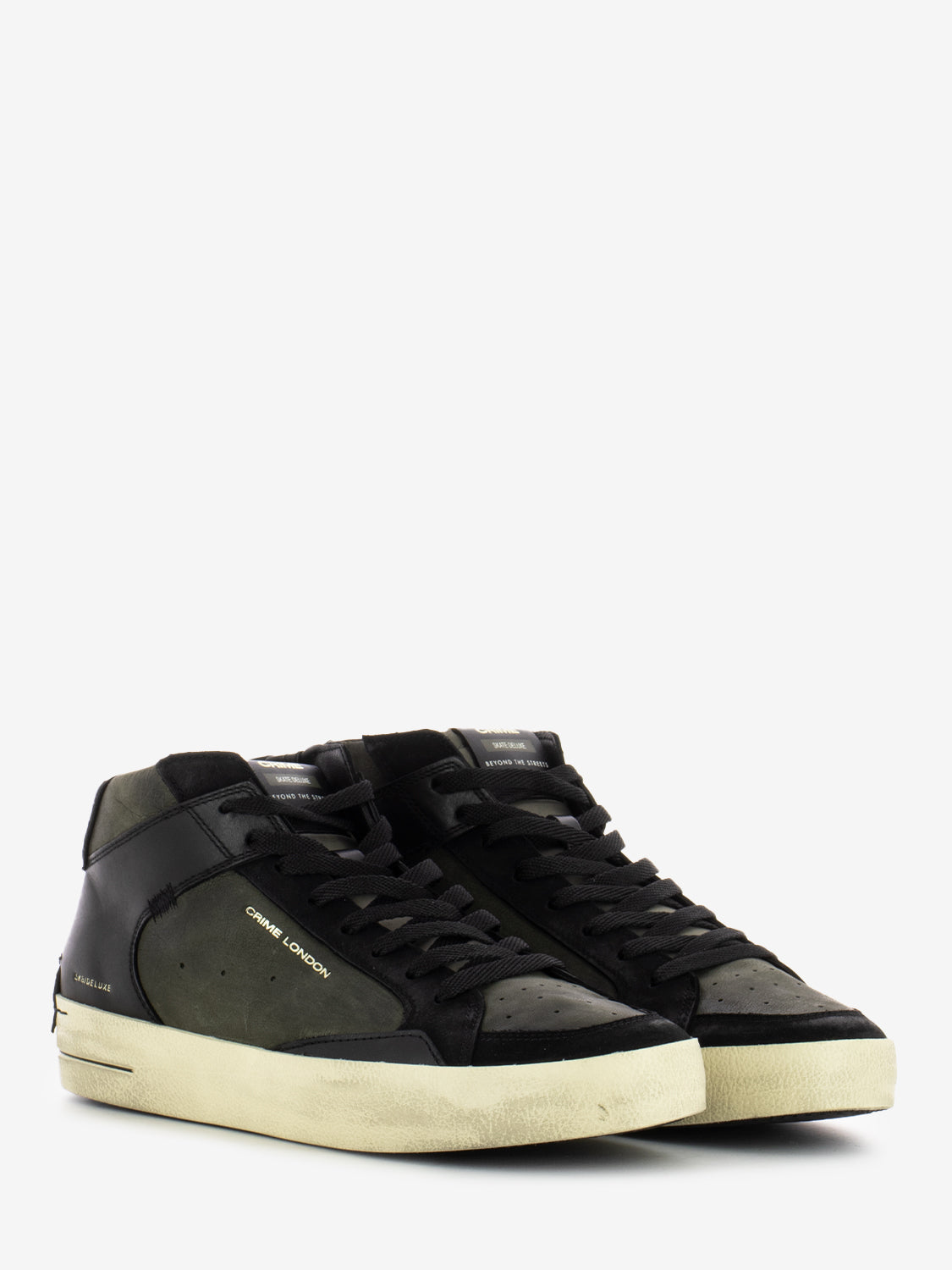 Skate Deluxe High Top Sneakers Black/Grey