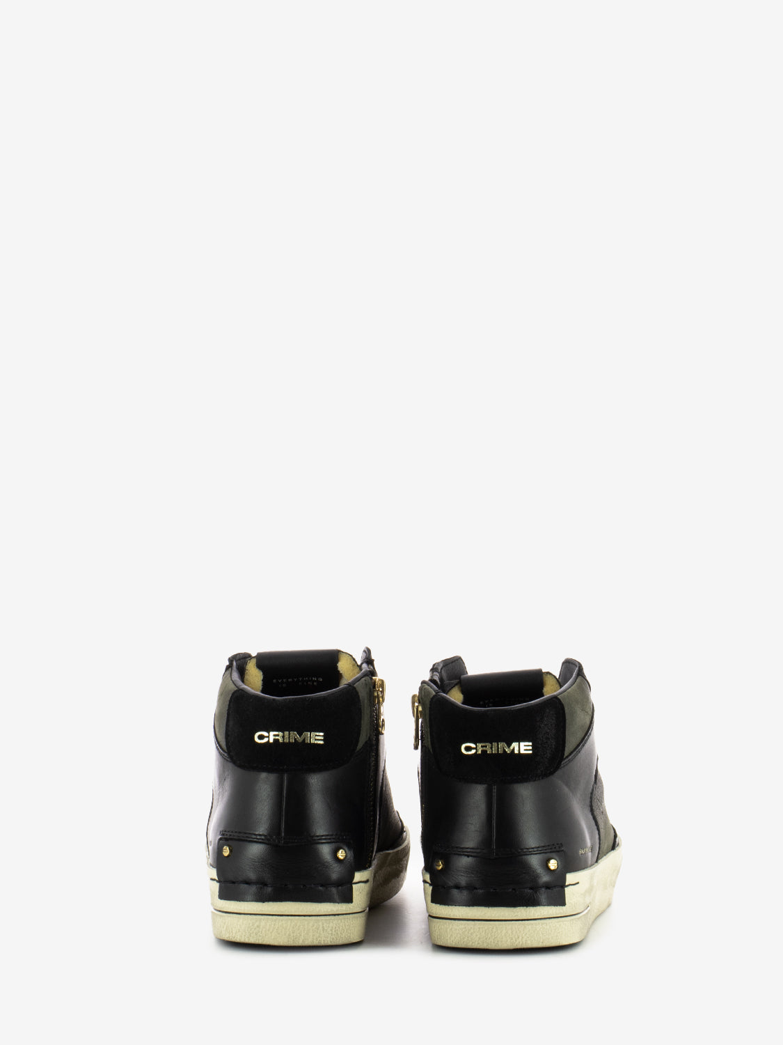Skate Deluxe High Top Sneakers Black/Grey