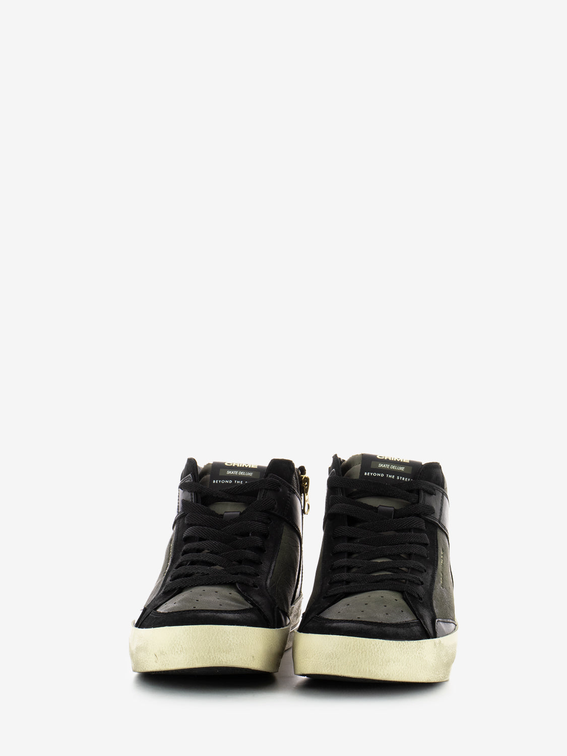 Skate Deluxe High Top Sneakers Black/Grey