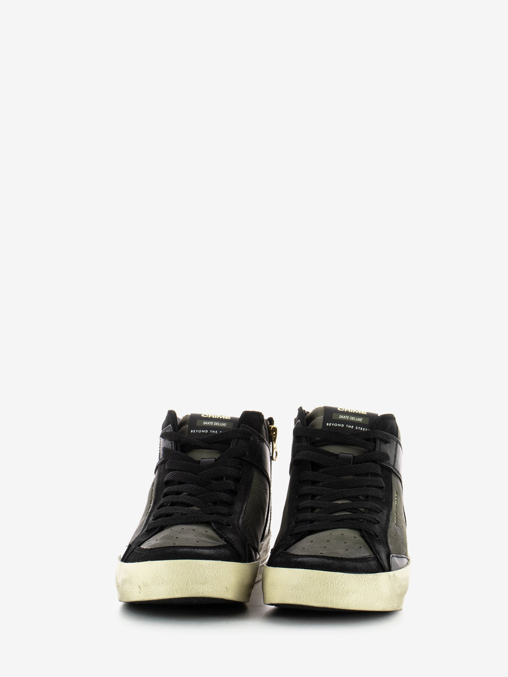 Skate Deluxe High Top Sneakers Black/Grey