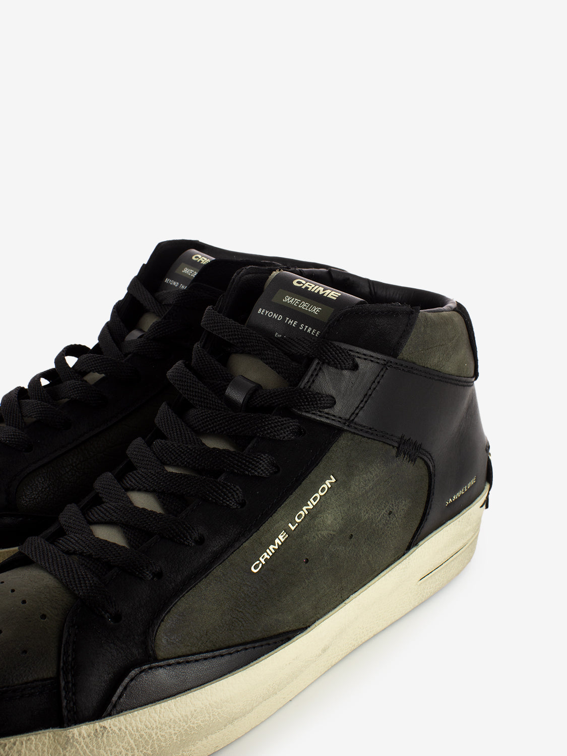 Skate Deluxe High Top Sneakers Black/Grey