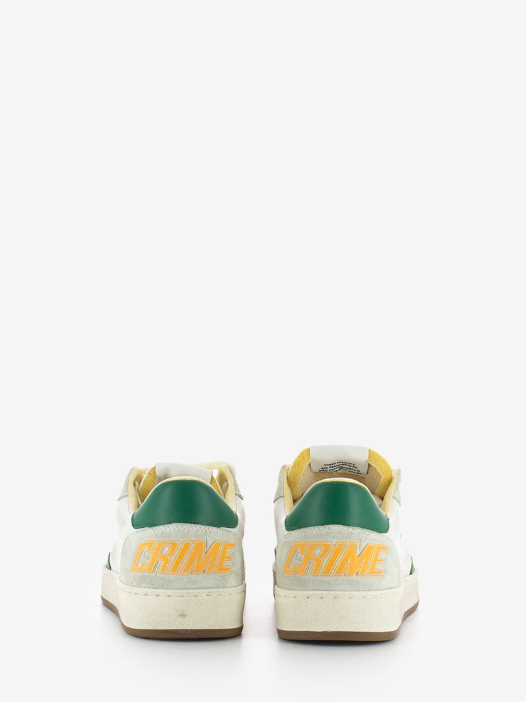 CRIME - Sneakers Chelsea white / green / orange