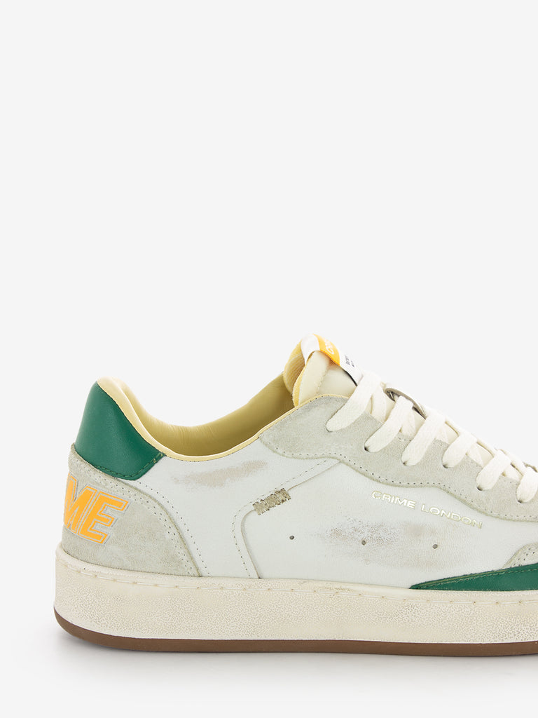 CRIME - Sneakers Chelsea white / green / orange