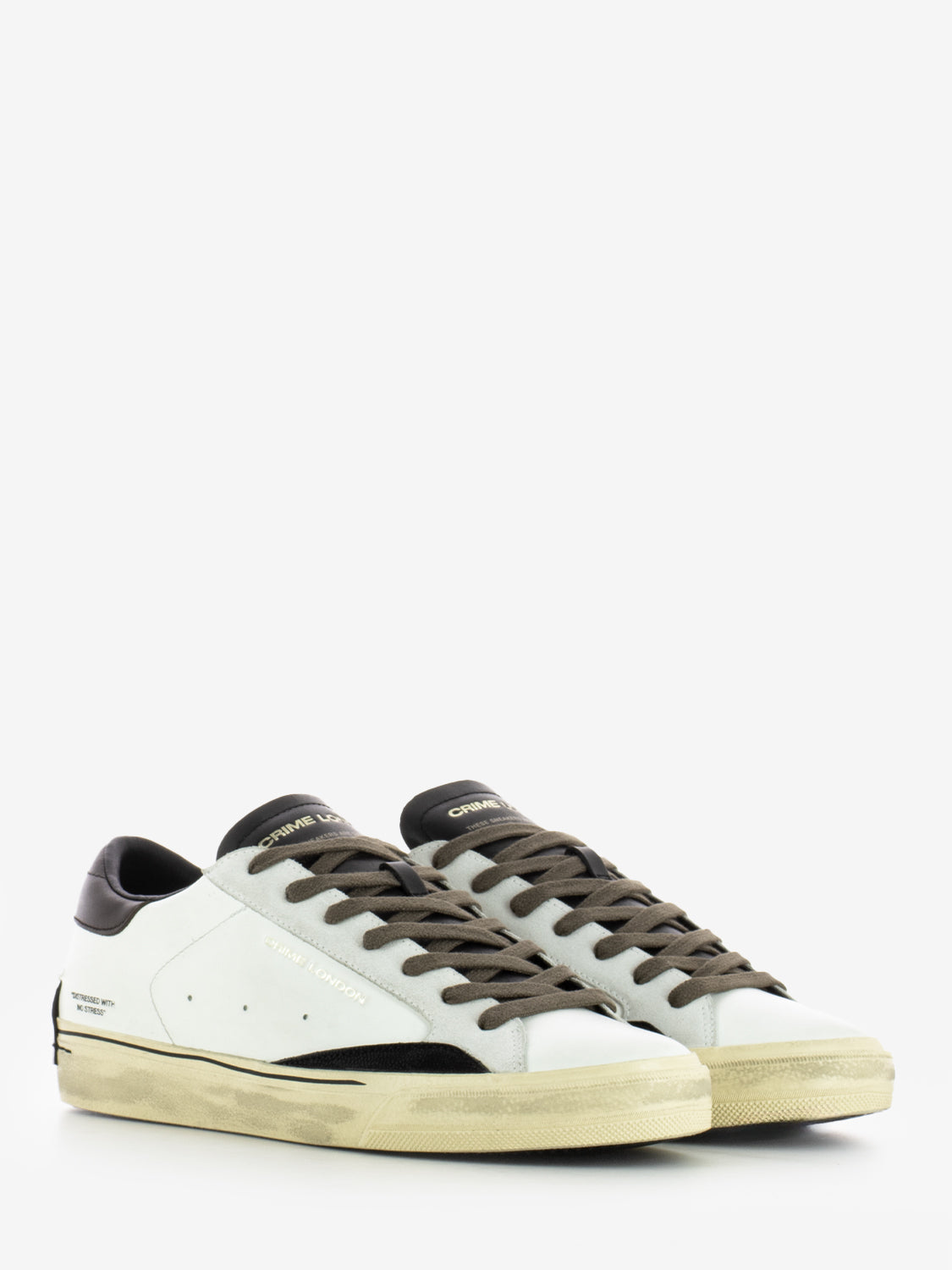 Distressed 2.0 white sneakers
