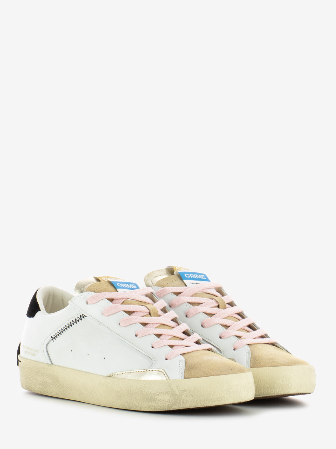 Sneakers Distressed bianche