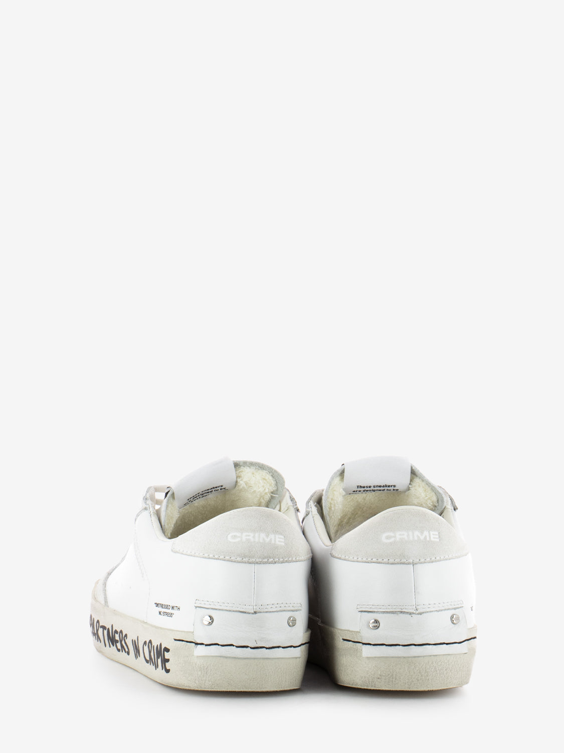 Sneakers Distressed bianco